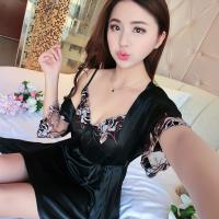 Premium 2-Piece Night Suit – Elegant Embroidery & Lace Tissue Detail