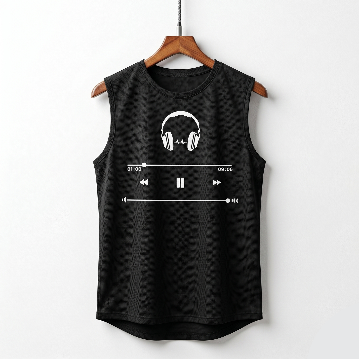 Men's Audio Interface Graphics Sleeveless Top