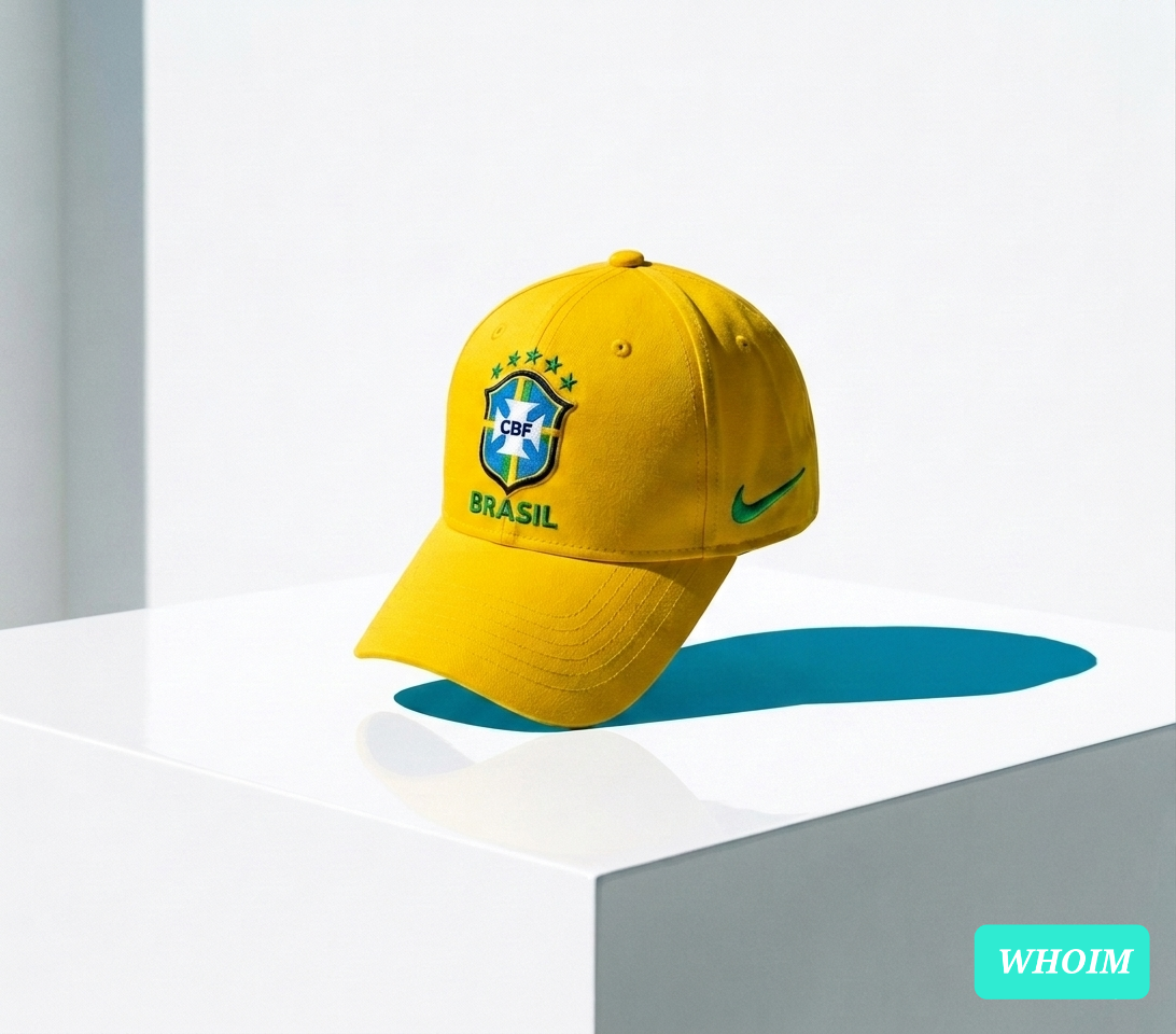 Whoim Brazil CBF Cap with Nike Logo - Fan Edition
