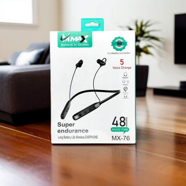 Max MX-76 Bluetooth Hanging Neckband(D-10811)