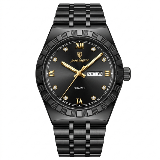 POEDAGAR Luminous Quartz Men's Watch (Premium)