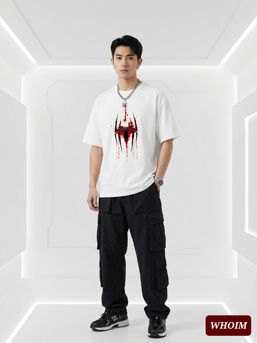 Whoim's Arachnid Descent Oversize Tee