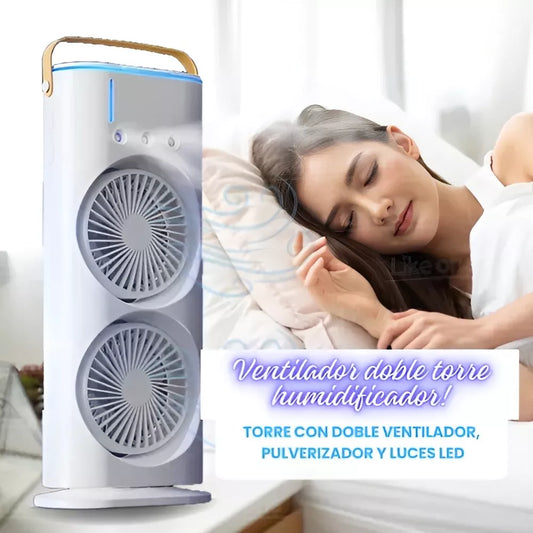 Rechargeable 𝐏𝐨𝐫𝐭𝐚𝐛𝐥𝐞 𝐋𝐢𝐠𝐡𝐭 𝐇𝐮𝐦𝐢𝐝𝐢𝐟𝐢𝐞𝐫 𝐃𝐨𝐮𝐛𝐥𝐞-𝐞𝐧𝐝𝐞𝐝 𝐒𝐩𝐫𝐚𝐲 𝐅𝐚𝐧(D-8604)