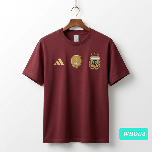 Argentina 3-Star World Cup Champions T-Shirt | AFA Fan Apparel