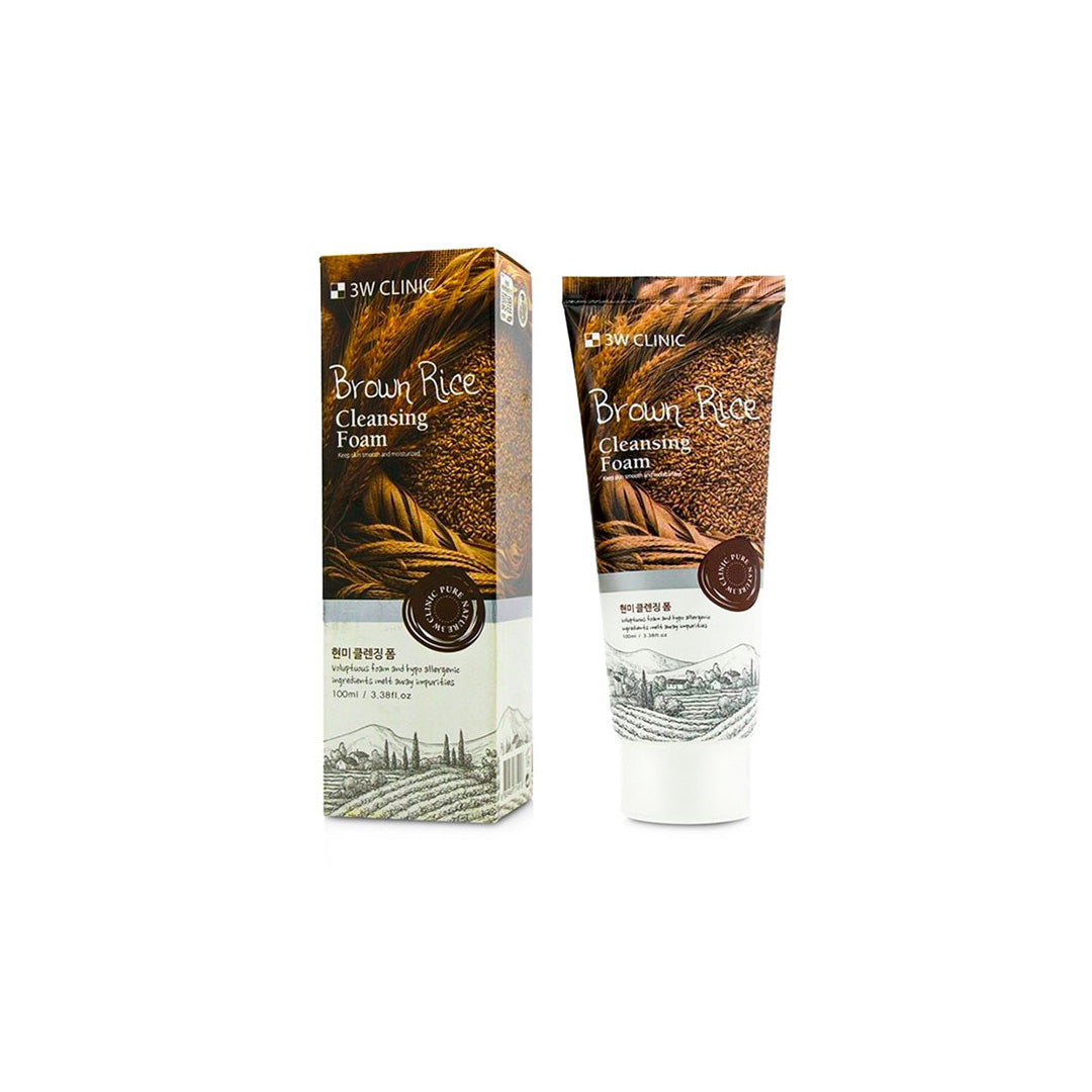 3W Clinic Brown Rice Cleansing Foam 100 ml