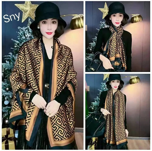 Premium Luxury Satin Silk Scarf for Women | Soft Printed Hijab & Neck Scarf