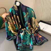 Premium Luxury Satin Silk Scarf for Women | Soft Printed Hijab & Neck Scarf