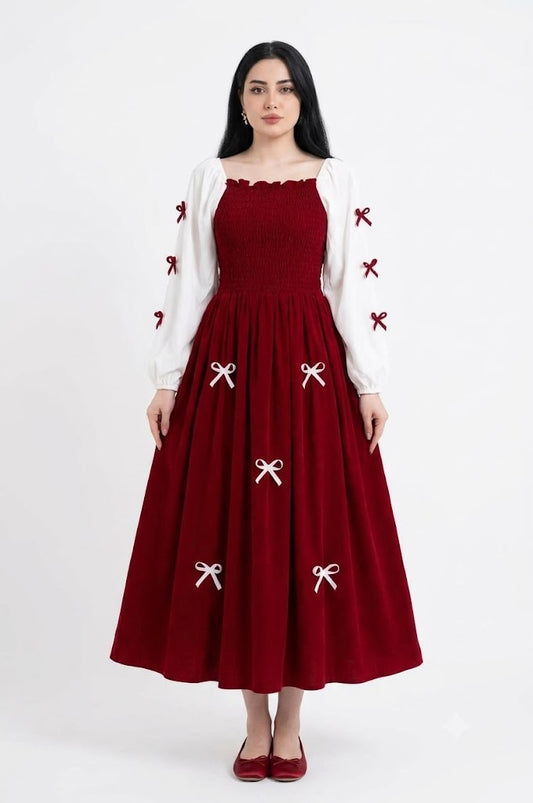 Elegant Women's Georgette Gown – Free Size Up to 42 | Length 52 Inch