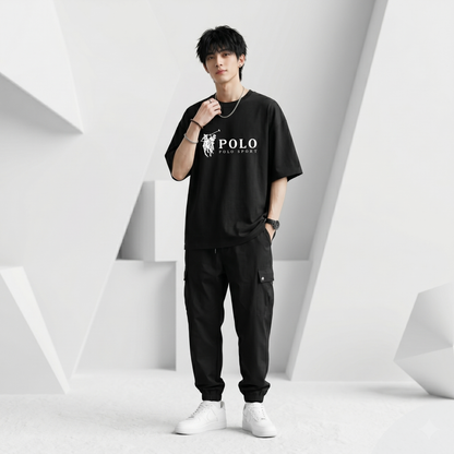 Whoim Iconic Polo Drop Shoulder T-Shirt
