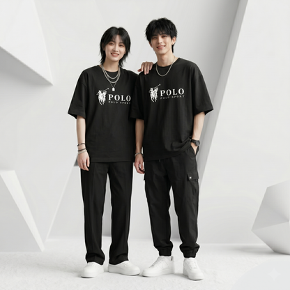 Whoim Iconic Polo Drop Shoulder T-Shirt