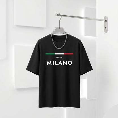 Whoim Milano Oversized Drop Shoulder Tee for Man