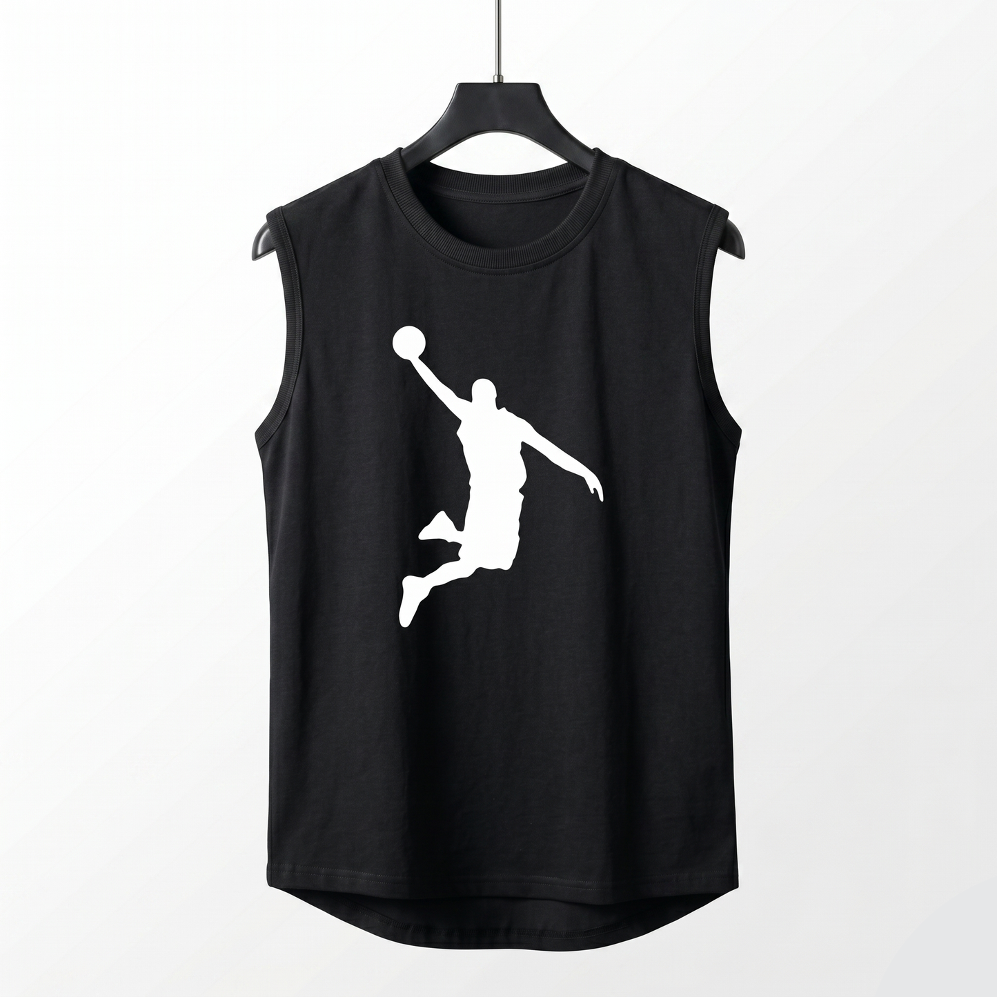 Black Court King Sleeveless Tank Top