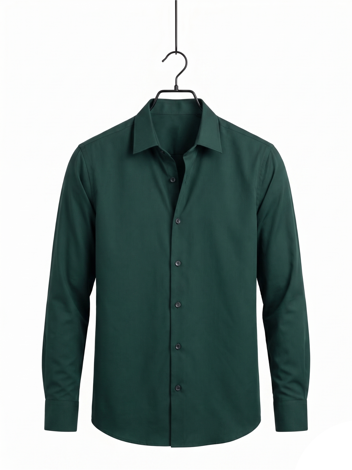 Deep Pine China Stitch Formal Shirt
