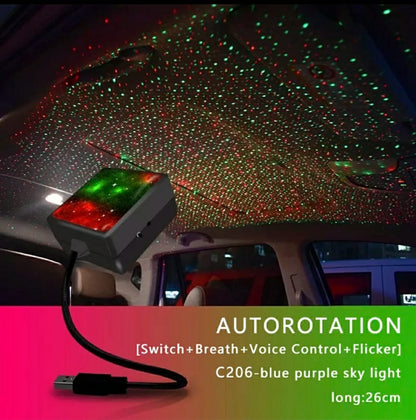 Automatic Dancing - Interior Car/Room - Romantic atmosphere Decoration Laser Light.(D-11892)