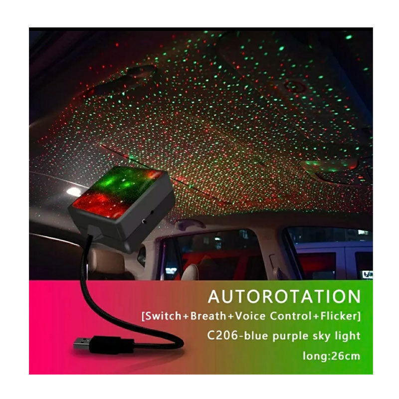 Automatic Dancing - Interior Car/Room - Romantic atmosphere Decoration Laser Light.(D-11892)