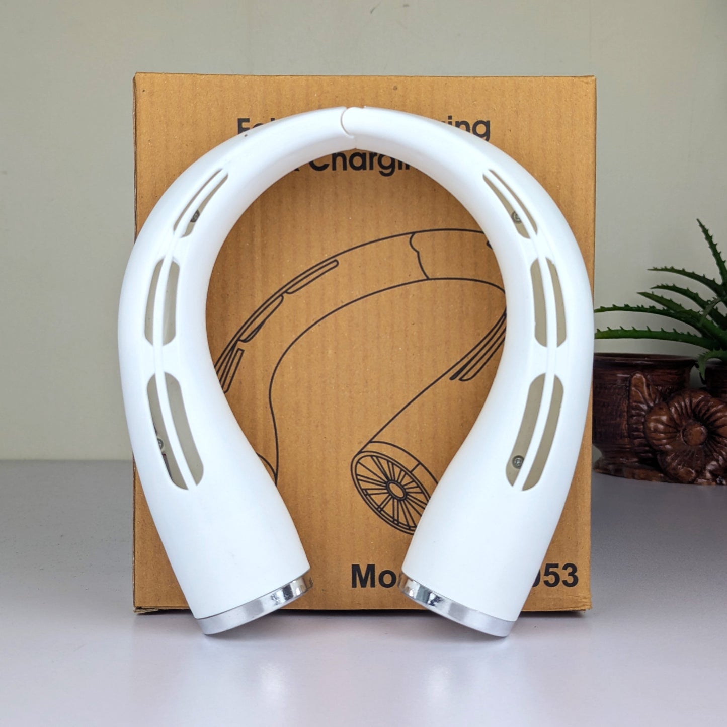 Mini Neck Portable Hanging Rechargeable Air Cooler Summer Sport Fan(D-3190)