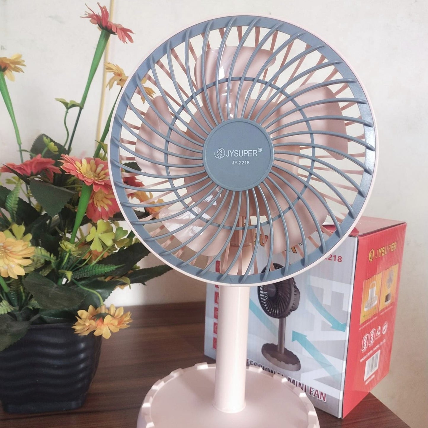 JY Super JY-2218 Rechargeable Fan(D- 4333)