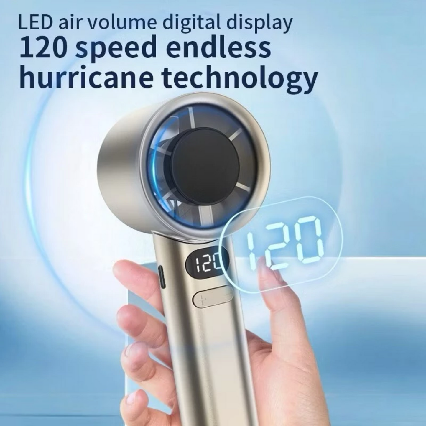 M11 Handheld Fan Portable Bladeless Mini Fan rechargeable(D-3686)