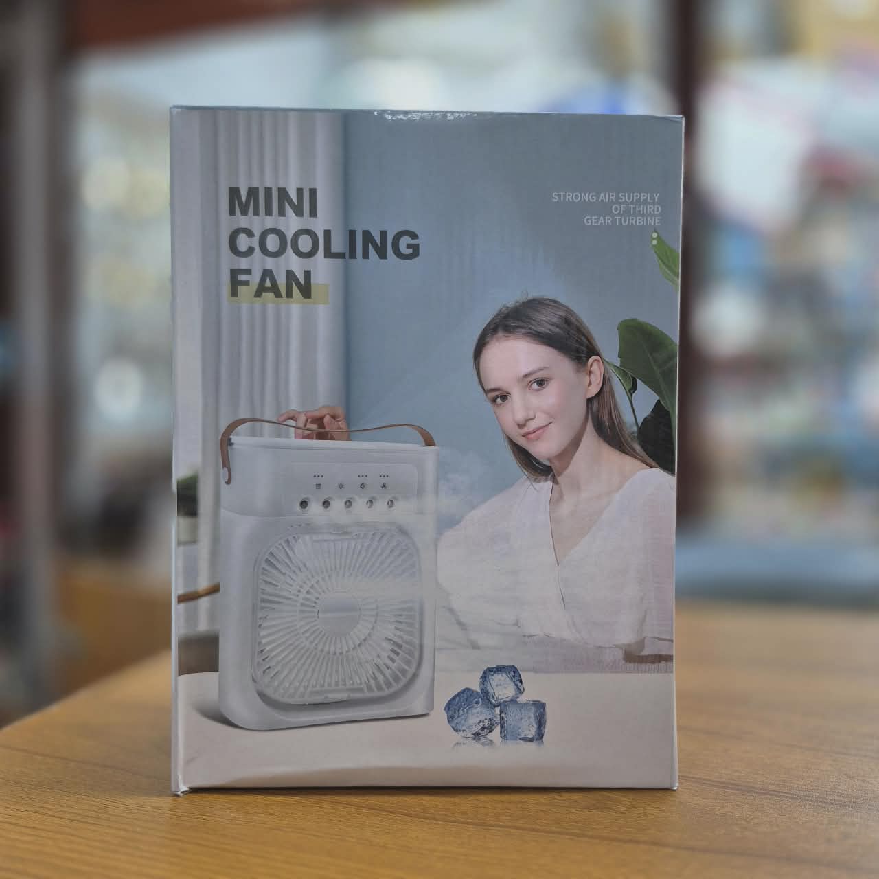 Air Cooling USB Fan with LED Night Light Water Fan( D-4622 )