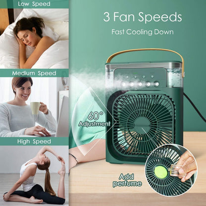 Air Cooling USB Fan with LED Night Light Water Fan( D-4622 )