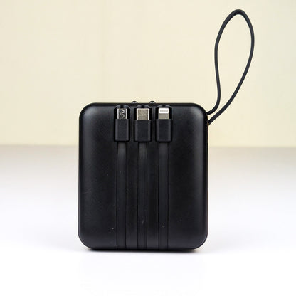 Smart Fast Charge Power Bank (10000mAh, Multi Cable Built-in)D-13165