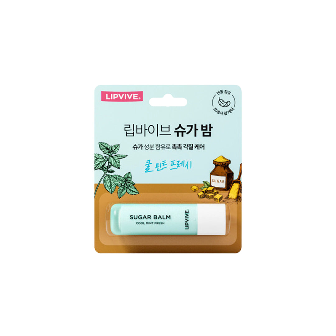 Lipvive Sugar Balm - Cool Mint Fresh 4.8g