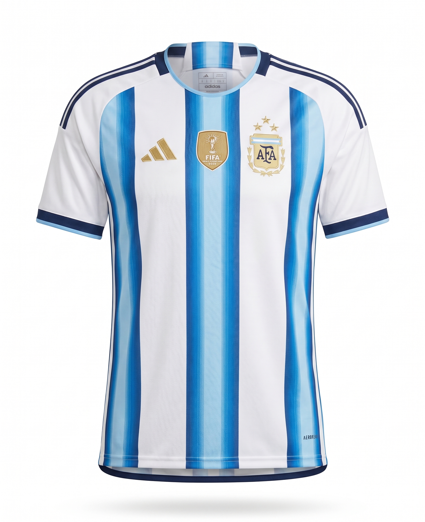Argentina 3-Star Home Jersey | Authentic Design Football Kit BD