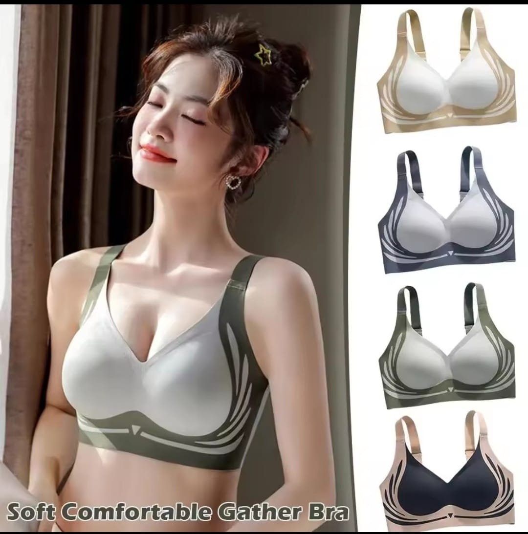 Premium Seamless Wire-Free Comfort Bra | Breathable Daily Wear Innerwear