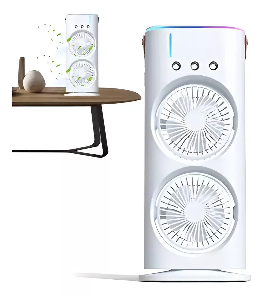 Rechargeable 𝐏𝐨𝐫𝐭𝐚𝐛𝐥𝐞 𝐋𝐢𝐠𝐡𝐭 𝐇𝐮𝐦𝐢𝐝𝐢𝐟𝐢𝐞𝐫 𝐃𝐨𝐮𝐛𝐥𝐞-𝐞𝐧𝐝𝐞𝐝 𝐒𝐩𝐫𝐚𝐲 𝐅𝐚𝐧(D-8604)