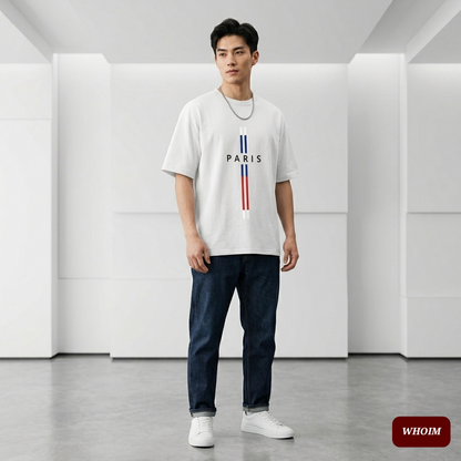 Whoim Paris Edition Men's Drop Shoulder T-Shirt