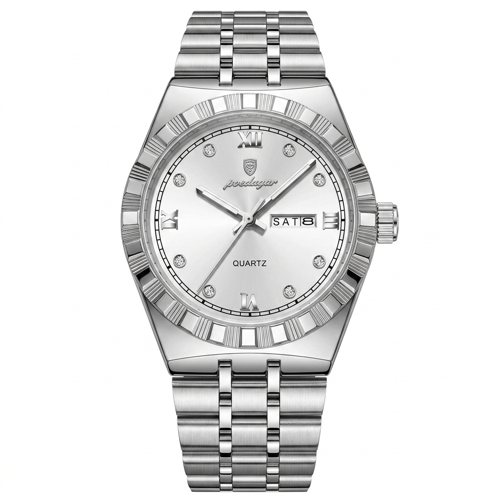 POEDAGAR Luminous Quartz Men's Watch (Premium)