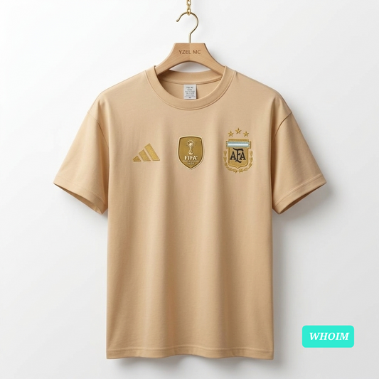 Argentina 3-Star World Cup Champions T-Shirt | AFA Fan Apparel
