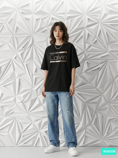 The Whoim Calvin Edit: Dropped Shoulder Statement for Women