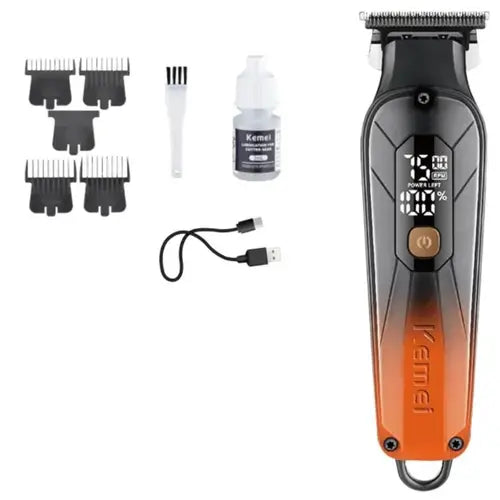 Kemei Km-1741 1200mAh Excellent Lithium Battery Hair Shaver Splicing Color Design Brand Hair Clipper Shop Online Brand Trimmers(D-12279)