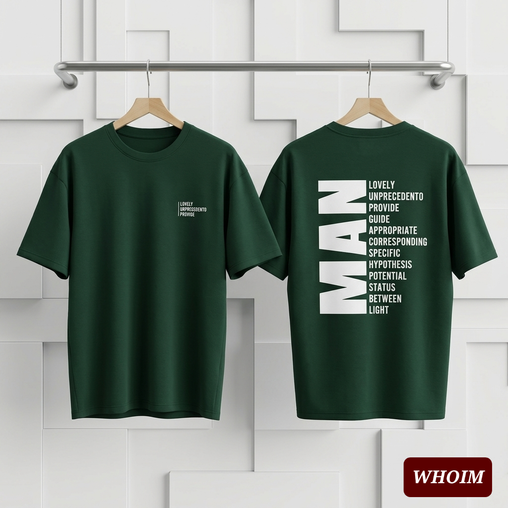 Man Drop Shoulder T-Shirt