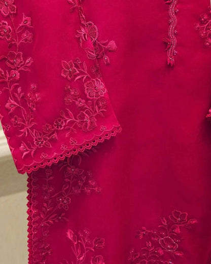 Aghanoor Inspired Premium Embroidered Pakistani Dress Set for Women | Cotton Blend & Georgette |