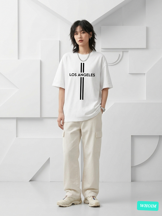 Whoim Women's LA Graphic Drop Shoulder T-Shirt