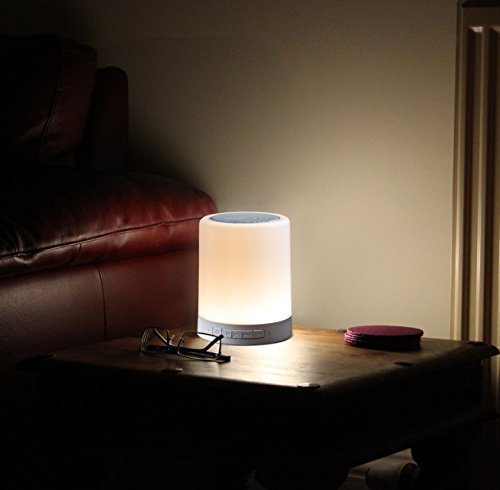 Touch Lamp Portable Bluetooth Speaker with Smart Colour Changing Touch Mode Night Lamp(D-3019)