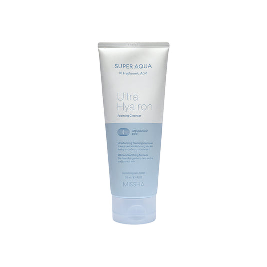 Missha Super Aqua Ultra Hyalron Foaming Cleanser 200 ml