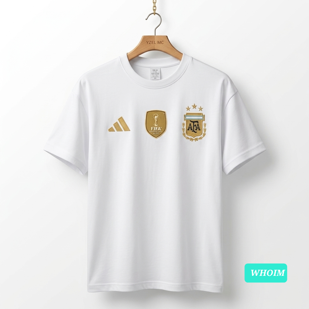 Argentina 3-Star World Cup Champions T-Shirt | AFA Fan Apparel