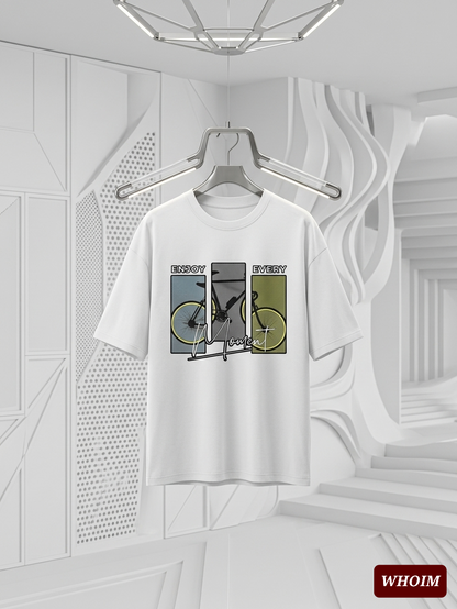 Whoim Signature Men's Bicycle Moment Drop Shoulder T-shirt