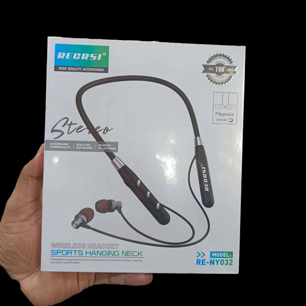 Regarsi NY032 Bluetooth Neckband Wireless (D-10825)