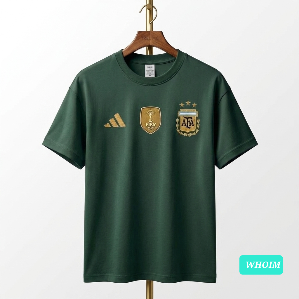 Argentina 3-Star World Cup Champions T-Shirt | AFA Fan Apparel