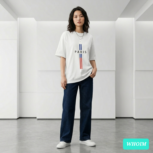 Whoim Paris Edition Women's Drop Shoulder T-Shirt