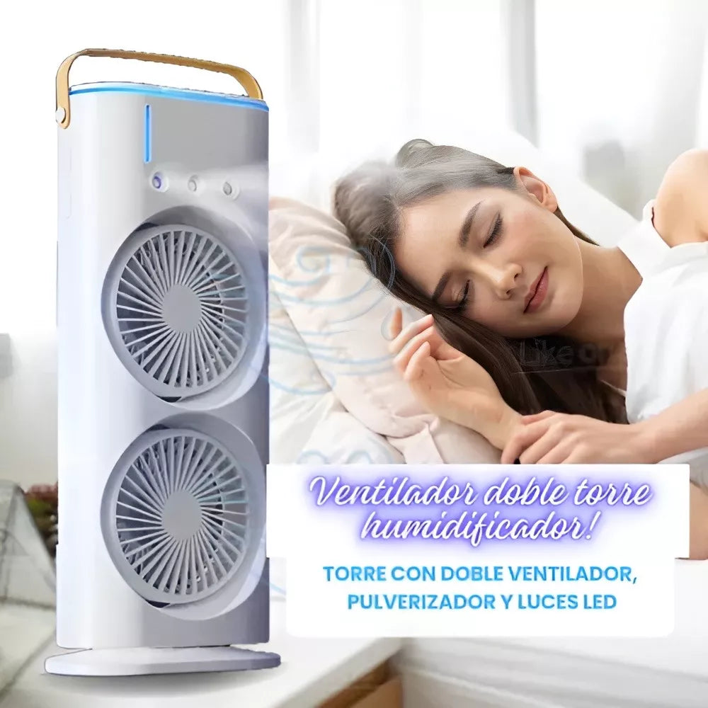 Rechargeable 𝐏𝐨𝐫𝐭𝐚𝐛𝐥𝐞 𝐋𝐢𝐠𝐡𝐭 𝐇𝐮𝐦𝐢𝐝𝐢𝐟𝐢𝐞𝐫 𝐃𝐨𝐮𝐛𝐥𝐞-𝐞𝐧𝐝𝐞𝐝 𝐒𝐩𝐫𝐚𝐲 𝐅𝐚𝐧(D-8604)