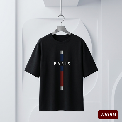 Whoim Men's Paris Drop Shoulder Tee