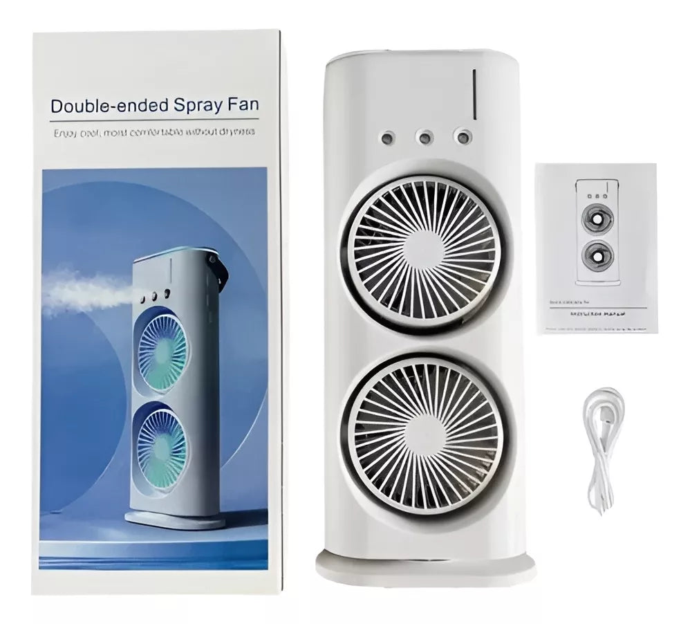 Rechargeable 𝐏𝐨𝐫𝐭𝐚𝐛𝐥𝐞 𝐋𝐢𝐠𝐡𝐭 𝐇𝐮𝐦𝐢𝐝𝐢𝐟𝐢𝐞𝐫 𝐃𝐨𝐮𝐛𝐥𝐞-𝐞𝐧𝐝𝐞𝐝 𝐒𝐩𝐫𝐚𝐲 𝐅𝐚𝐧(D-8604)