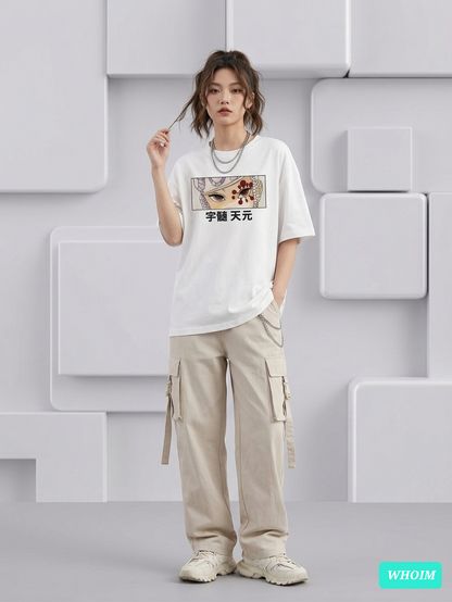Whoim Woman Drop Shoulder T-Shirt: The Aesthetic Edit