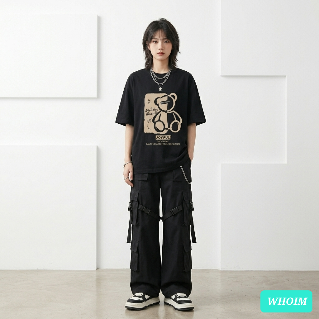 Whoim Oversized Silhouette Drop Shoulder - Women