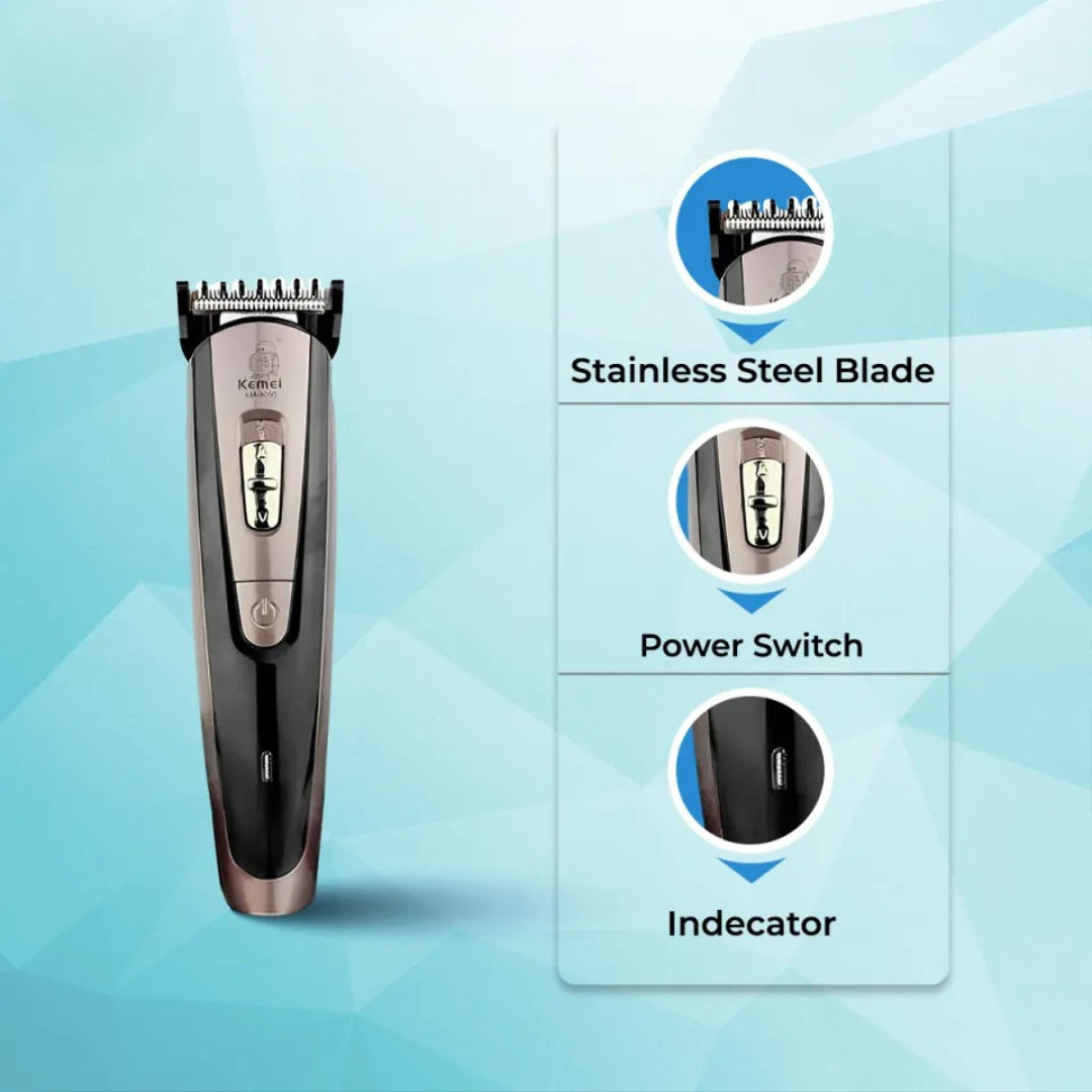 Kemei KM-9050 Rechargeable Hair Trimmer(D-9798)